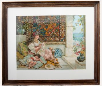 Pears Print - Early 20th Century, Chromolithograph, The Sunny South
