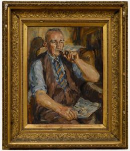 Patricia Tucker - 20th Century Oil, Pipe Smoker