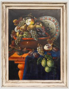 Framed 20th Century Oil - Medley of Fruit