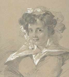 Henry Courtney Selous (1811-1890) - 1831 Graphite Drawing, Portrait of a Lady