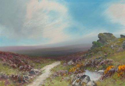 Reginald Daniel Sherrin (1891-1971) - Early 20th Century Gouache, Moorland