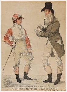 Robert Dighton (1751-1814) - 1806 Etching, A Hero of the Turf & His Agent