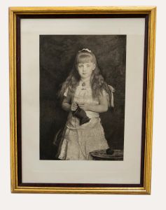After Sir John Everett Millais - Mezzotint, HRH Princess Marie of Edinburgh