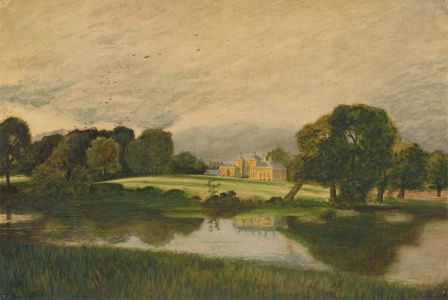 L.A. Jordan - 1944 Watercolour, Malvern Hall
