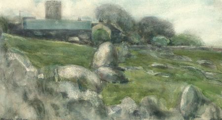 Henry Boddington (1849-1925) - 1901 Watercolour, Silverdale Stones, Cumbria