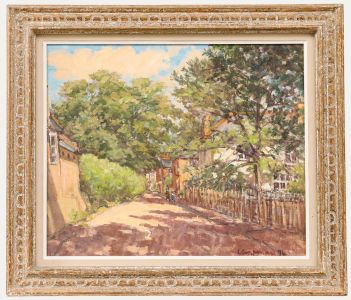 John Chapman - Framed Contemporary Oil, Orleans Road, Twickenham