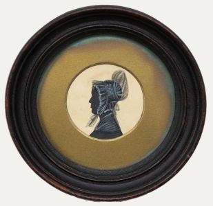   - Early 19th Century Watercolour, Woman in a Lace Bonnet