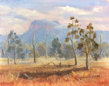 Dorothy Stacey Payne - 20th Century Oil, Mount Keira From Stuart Park