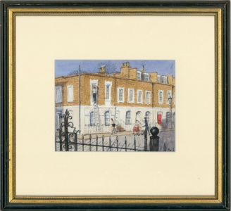 1988 Watercolour - A Sunny Morning in London