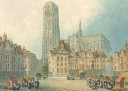 Paul Braddon (1864-1937) - Early 20th Century Watercolour, Malines, South Side