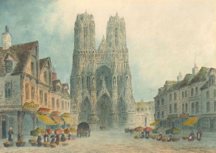 Paul Braddon (1864-1937) - Early 20th Century Watercolour, Rheims