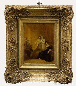 Early 19th Century Oil - A Song for the Duchess of Buccleuch