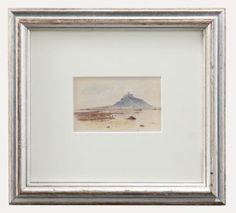 19th Century Watercolour - Bamburgh Castle