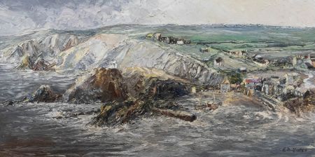 E. R. Yates - 20th Century Oil, Rugged Coastline