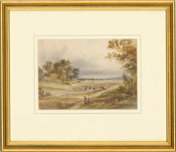 Framed Late 19th Century Watercolour - A Rural View