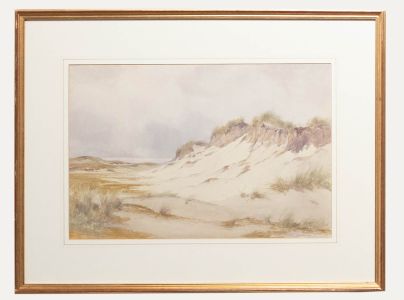 Percy Dixon (1862-1924) - Framed Early 20th Century Watercolour, White Sands