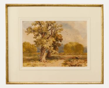 William Bennet (1811-1871) - Mid 20th Century Watercolour, Peaceful Pastures