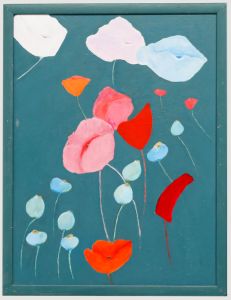 Rosy Bailey  - Contemporary Oil, Poppies
