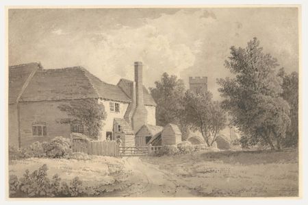 Heneage Finch 5th Earl of Aylesford (1786-1859) - Watercolour, Aylesford, Kent