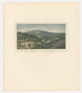 Claude Rowbotham (1864-1949) - Early 20th Century Aquatint, Merrivale Bridge