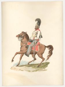 19th Century Watercolour - The Cavalry