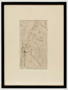Mid 20th Century Graphite Drawing - Life Drawing
