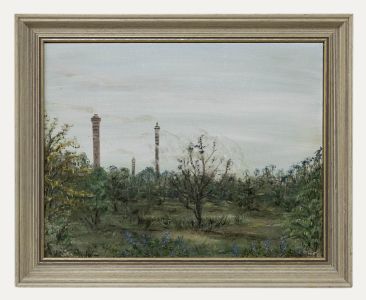 Theo E. - 1990 Oil, Orchard Near the Mine