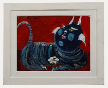 Paul W. Ozere - Contemporary Oil, Cheshire Cat