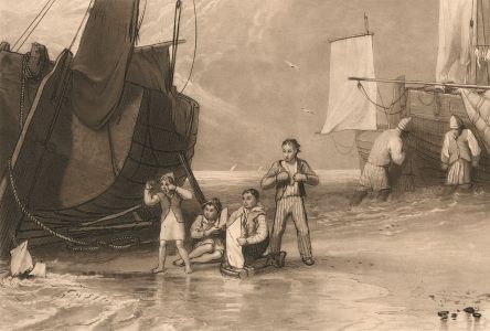 After JMW Turner - 1811 Engraving, Marine Dabblers