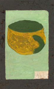 Ben Carrivick - Contemporary Oil, Yellow & Green Mug