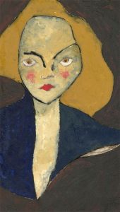 Ben Carrivick - Contemporary Oil, Woman in Blue