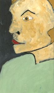 Ben Carrivick - Contemporary Oil, Woman in Green
