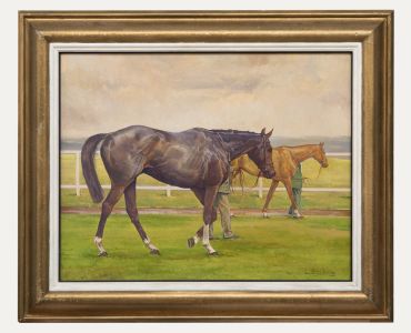L. Brooksby - 20th Century Oil, Walking the Track
