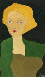 Ben Carrivick - Contemporary Oil, Smiling Girl in Green