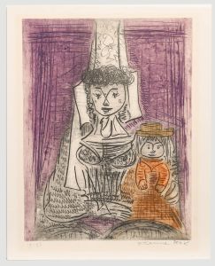 Ettienne Ret (1900-1996) - 20th Century Etching, A Mother & Child