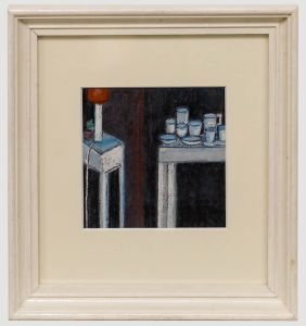 Barbara Palfer - 1983 Pastel, Dawn's Coffee Morning