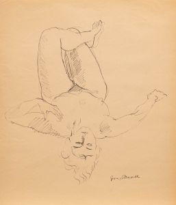 Georges Pacouil (1903-1996) - Mid 20th Century India Ink, Gravity