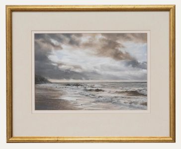 Christopher Stolworthy - Framed Contemporary Pastel, Breaking Waves