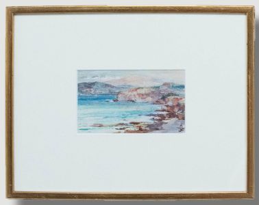 Frank Richards RBA (1863-1935) - Turn of the Century Watercolour, Coastal Study