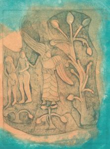 Patricia Johnstone (1944-2023) - Contemporary Etching, Garden of Eden II