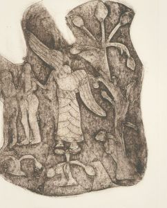 Patricia Johnstone (1944-2023) - Contemporary Etching, Garden of Eden