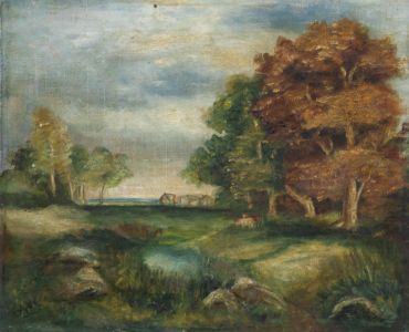 E. A. Webster - 19th Century Oil, Cattle in a Landscape