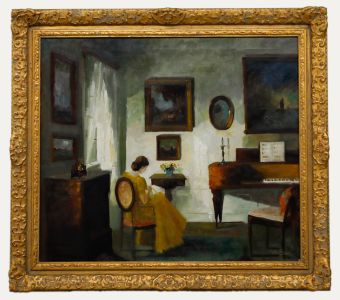 Edit Geert - 20th Century Oil, The Seamstress