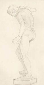 Lorna Bing (1897-1993) - 1915 Graphite Drawing, The Dancing Faun III