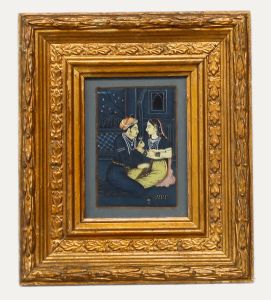 Early 20th Century Gouache - The Lovers