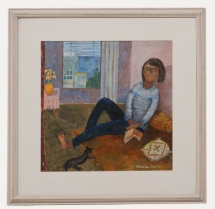Manisha Patil - 1997 Watercolour, The Introvert