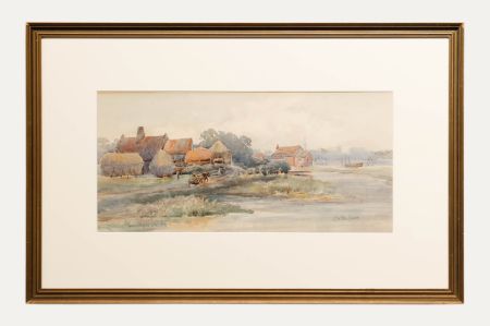 G. W. Beldam - Framed Early 20th Century Watercolour, Walberswick Farm