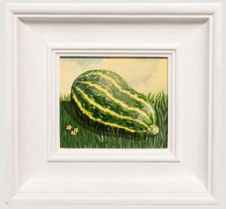 Jane Robinson - Framed Contemporary Oil, Prize Marrow