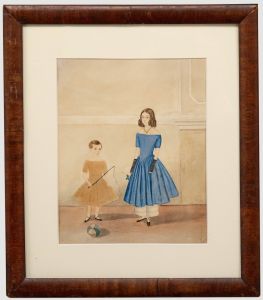 Early 20th Century Watercolour - The Children