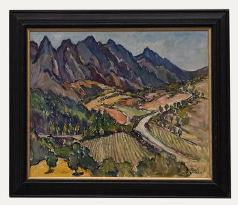 Robert Sydney Rendle Wood (1895-1987) - Mid 20th Century Oil, Alpine Hills